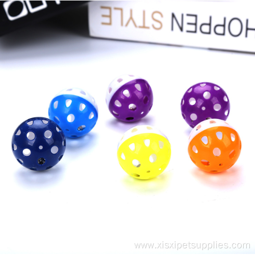 Hot-selling high quality hollow plastic ball cat toy